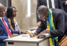 Le Président OLIGUI NGUEMA à l’écoute des Gabonais établis aux États-Unis
